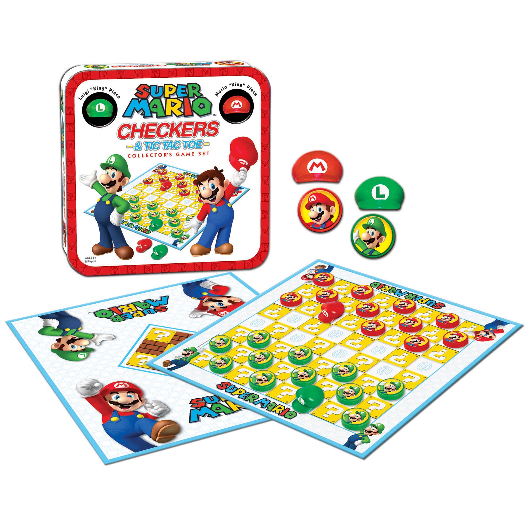 Super Mario™ Checkers & Tic Tac Toe Set