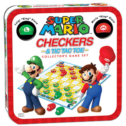 Super Mario™ Checkers & Tic Tac Toe Set