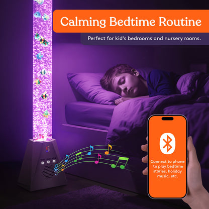 Sensory Bubble Tube Lamp - 4ft Color-Changing LED