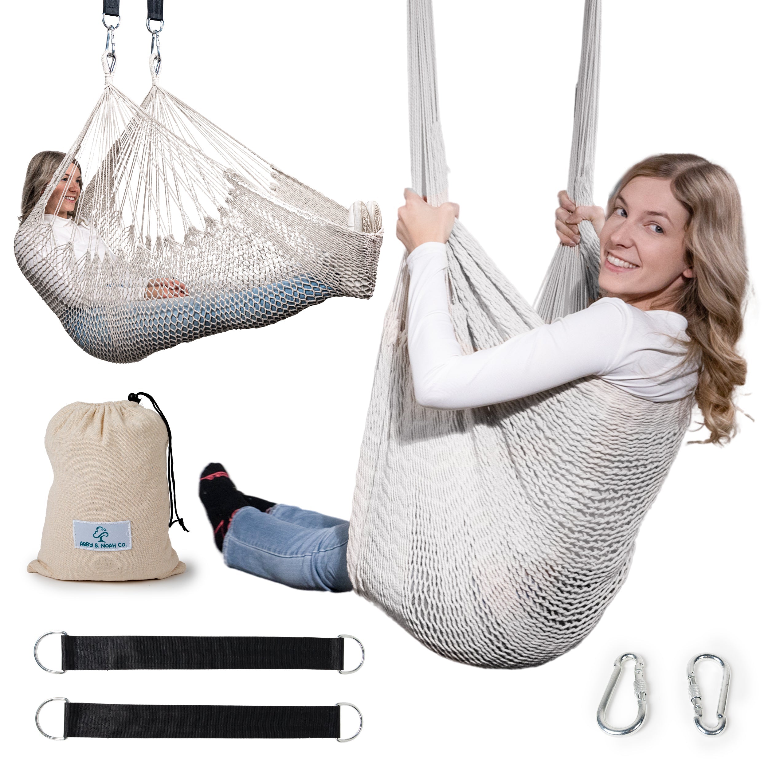 Therapist-Designed Handwoven Cotton Sensory Swing