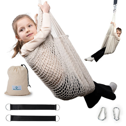 Therapist-Designed Handwoven Cotton Sensory Swing