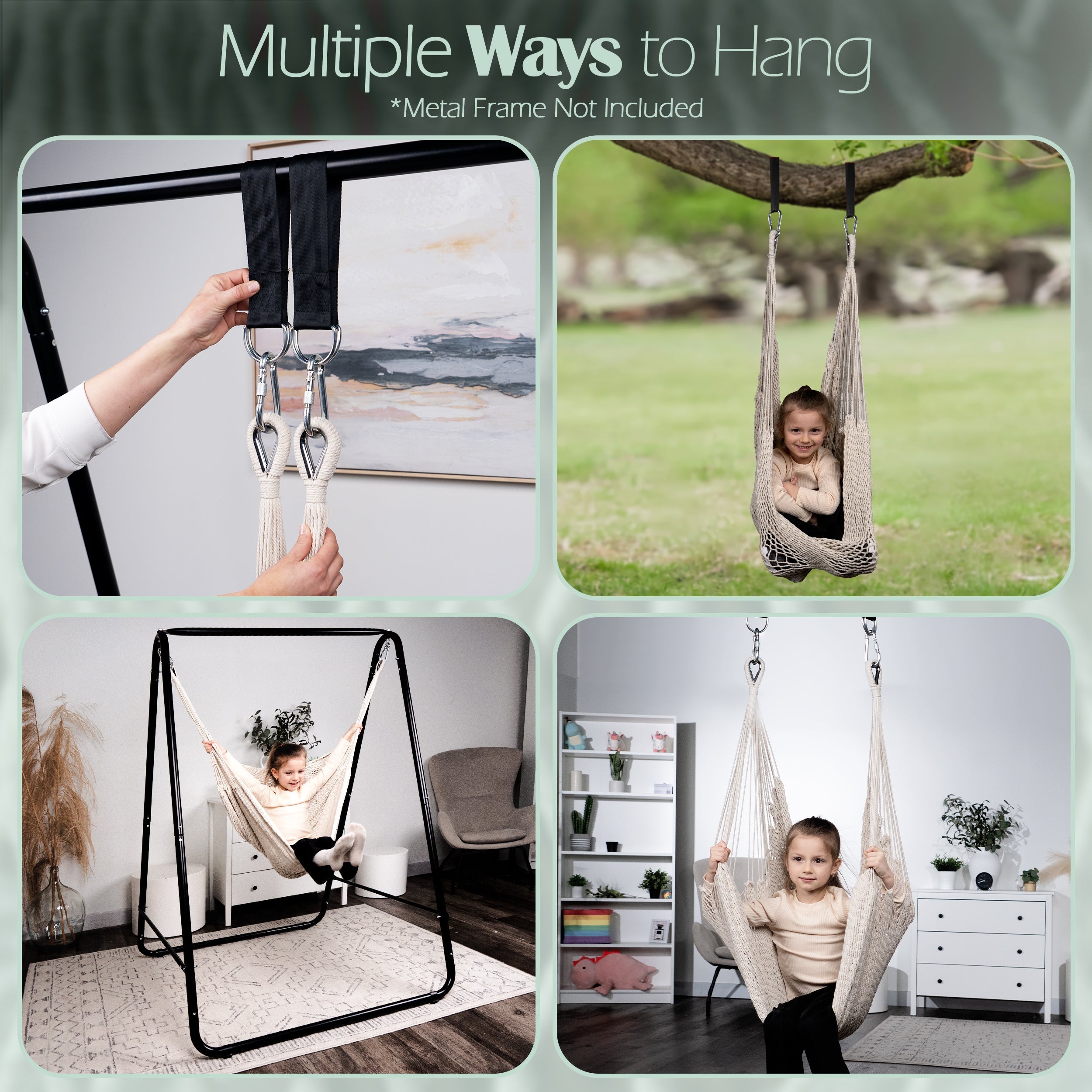 Therapist-Designed Handwoven Cotton Sensory Swing