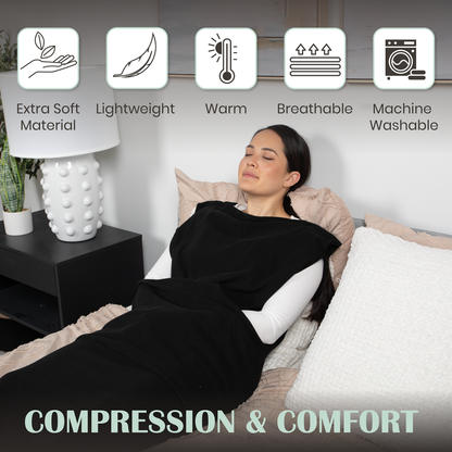 Wearable Compression Blanket Hoodie for Sensory Issues, ADHD, Autism, and Anxiety