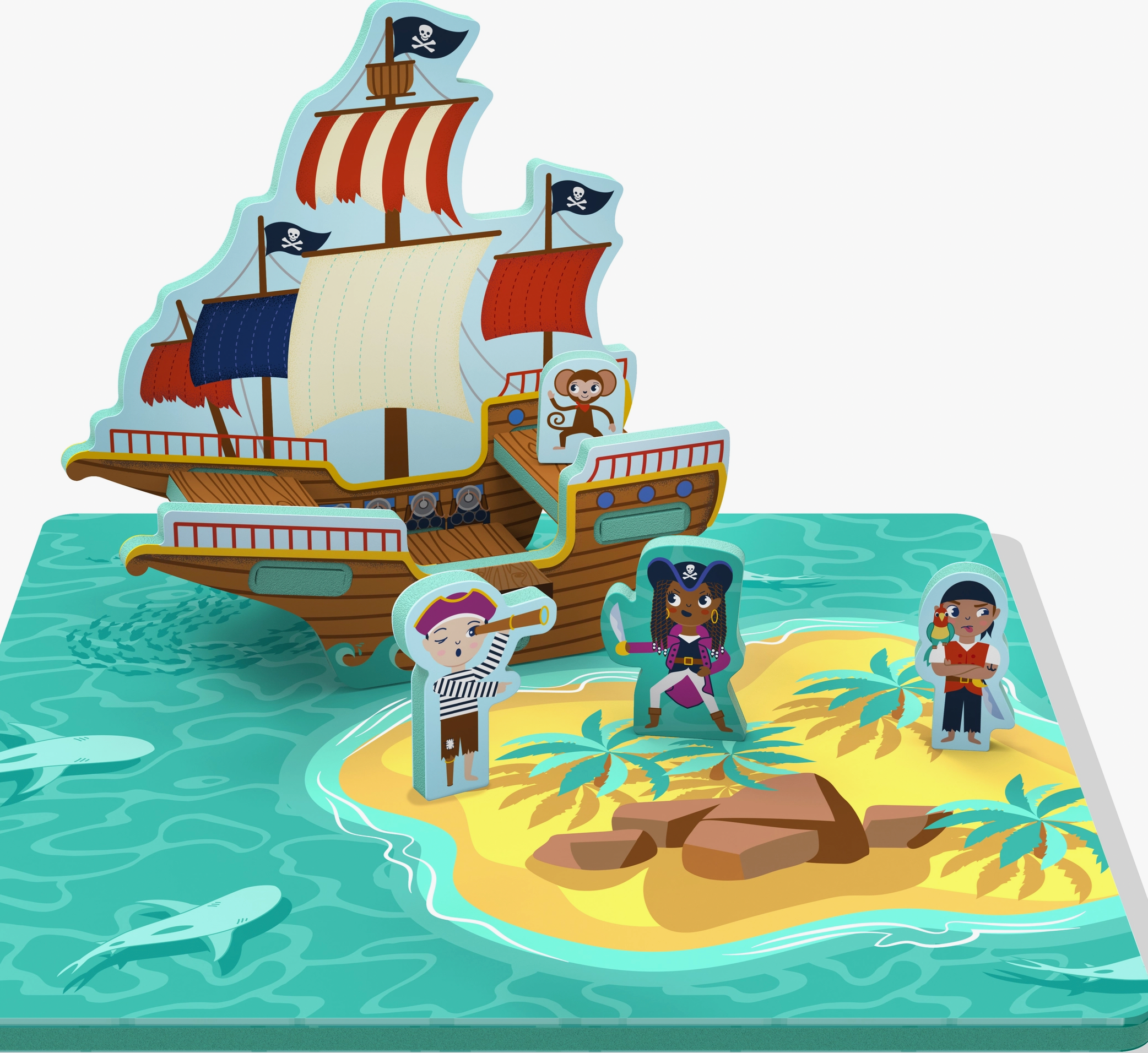 Pirate Ship Play Puzzle