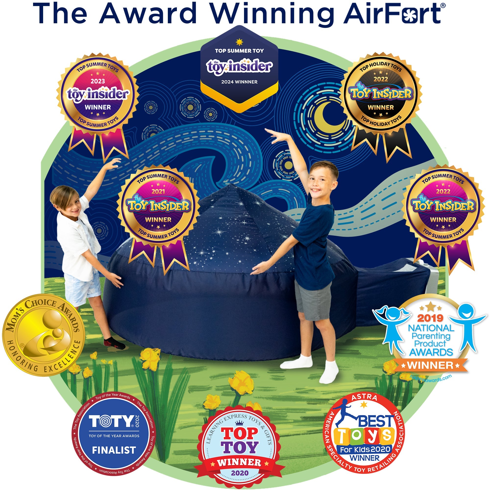 Starry Night (Glow) AirFort Play Station