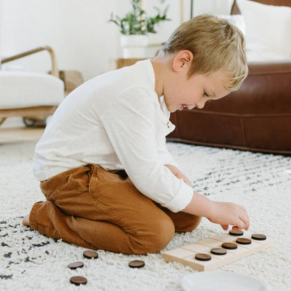 Wooden Ten Frame & Counting Pieces