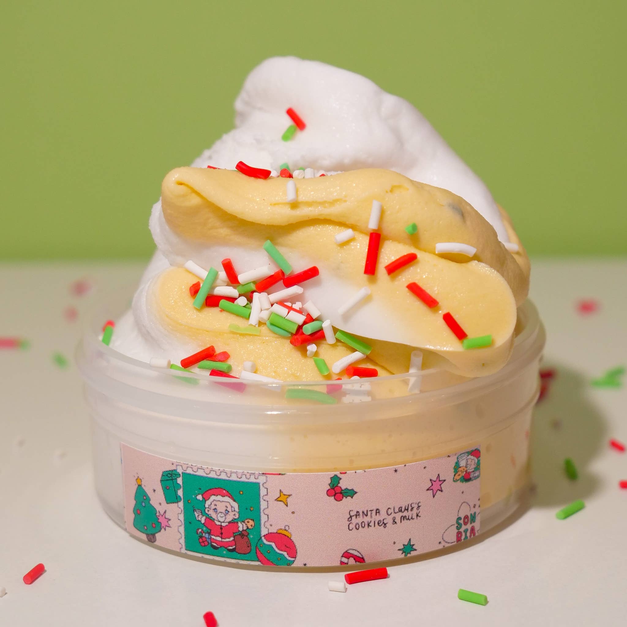 Santa Claus's Cookies & Milk Slime