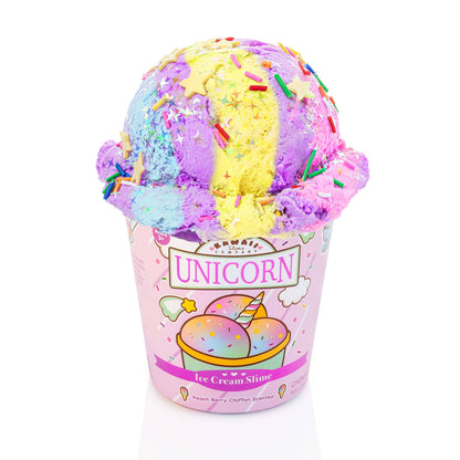 Unicorn Scented Ice Cream Pint Slime + Charms!