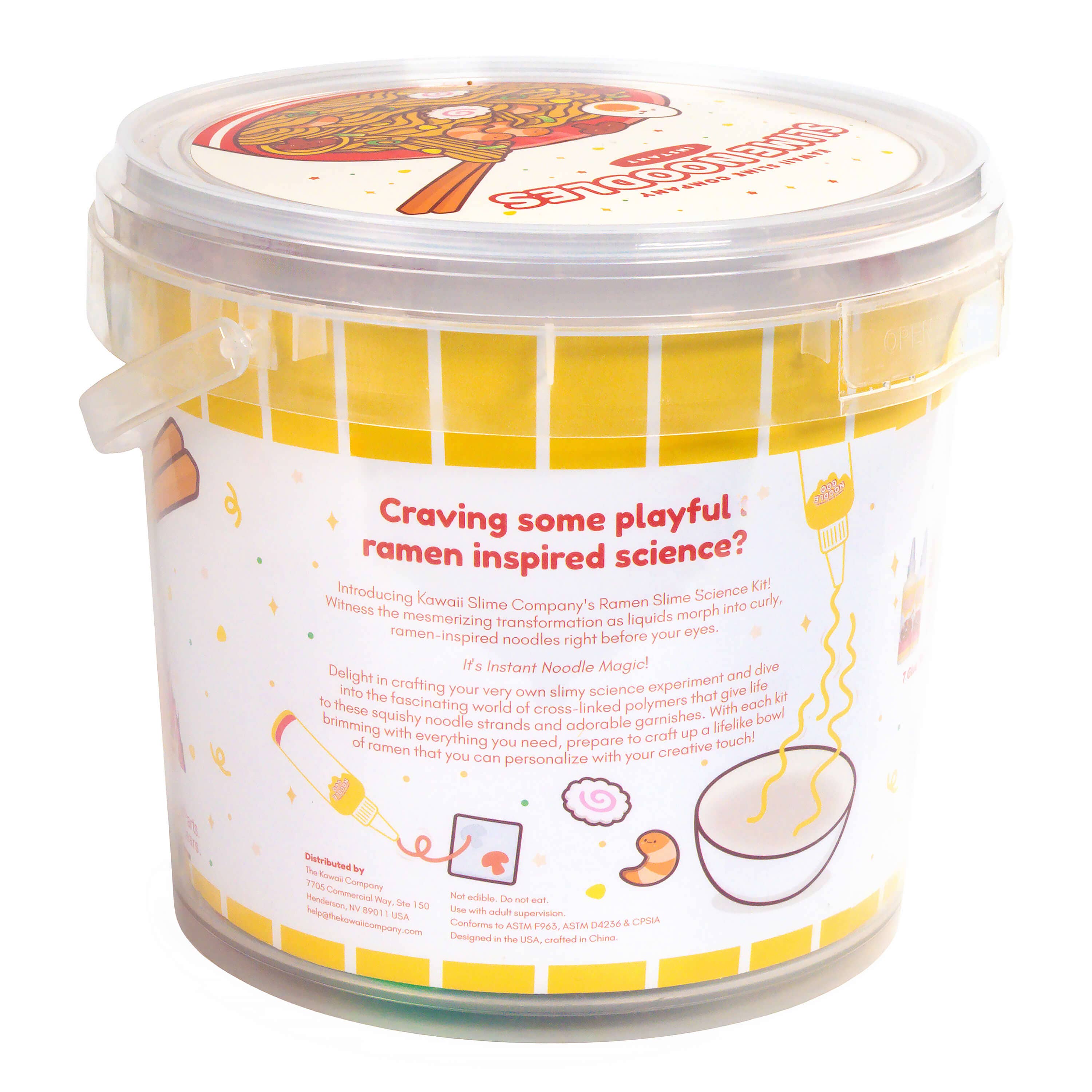 Ramen Noodles Slime Science Kit