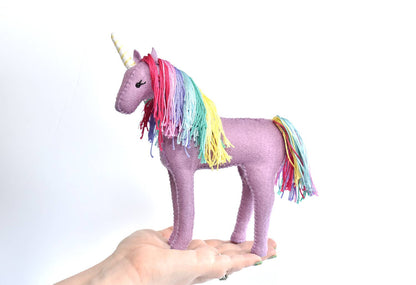 DIY Felt Sewing Craft Kit - Rainbow Unicorn