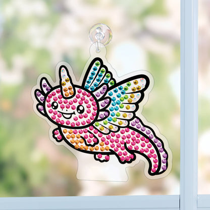 Big Gem Diamond Painting – Axolotl DIY Craft