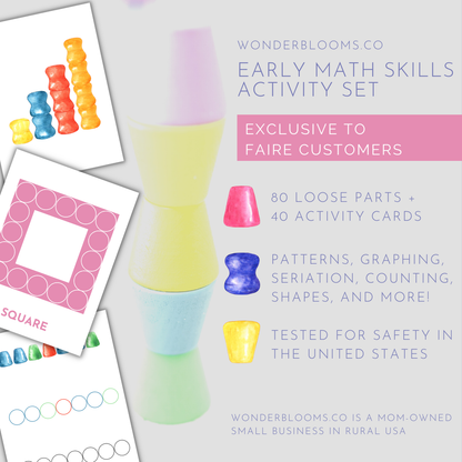 Early Math Skills Loose Parts Activity Set